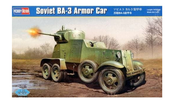 Бронетранспортер Soviet BA-3 Armor Car