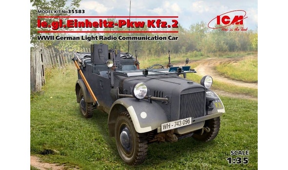 ГЕРМАНСКИЙ ЛЕГКИЙ АВТОМОБИЛЬ РАДИОСВЯЗИ WWII LE.GL.EINHEITZ-PKW KFZ.2