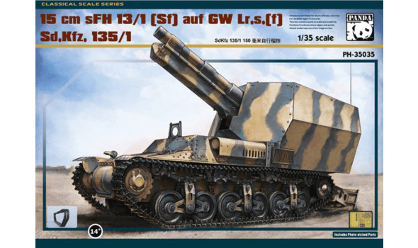 15 cm sFH 13/1(Sf) auf GW Lr.s.(f)