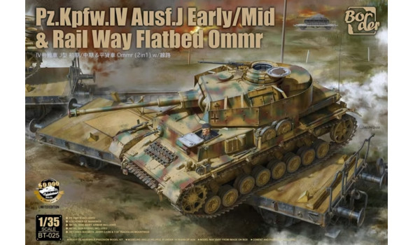 Pz.Kpfw.IV Ausf. J Early/Mid & Railway Flatbed Ommr