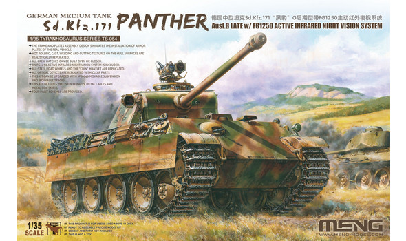 Panther Ausf.G Late w/ FG1250 Active Infrared Night Vision System