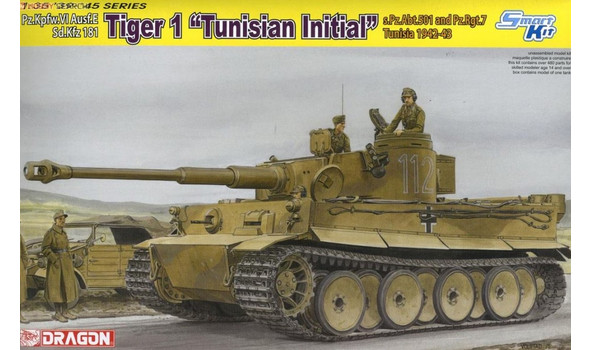 PzKpfw.VI Ausf.E Sd.Kfz 181 Tiger 1 "Tunisian Initial" s.Pz.Abt.501 and Pz.Rgt.7 Tunisia 1942-43
